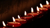 Candle-gazing meditation. Formation of positive intention